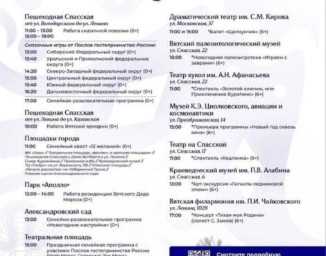 Новогодняя столица России представляет…